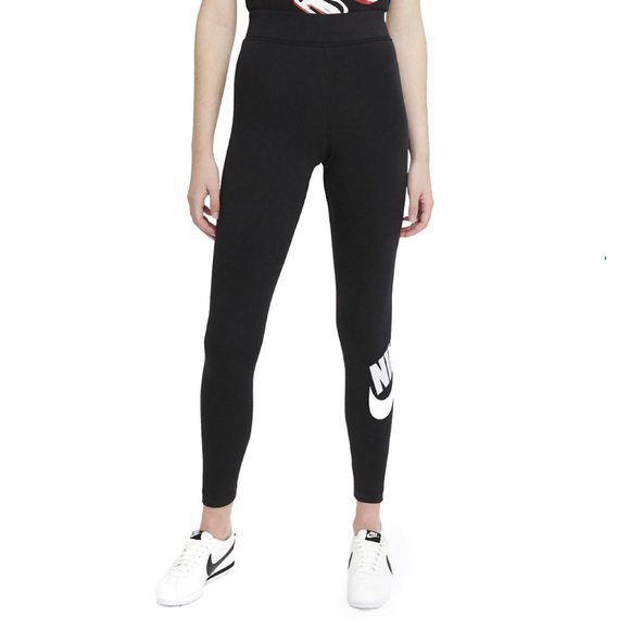 Women's Nike Sportswear Essential Black High-Waisted Leggings (XS) NWT - Picture 1 of 10